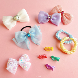 キラキラリボンをつければプリンセス気分♪　“１００円で暮らしは楽しくなる“