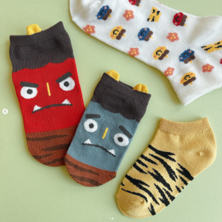 かわいい鬼は足もとに！ #恵方巻ボーダーが新登場♪　“１００円で暮らしは楽しくなる“