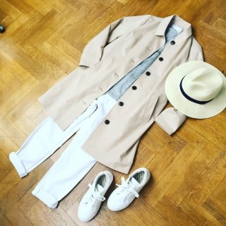 定番の色だけ使って、メンズライクなカジュアルコーデ★