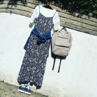 ロング丈のキャミワンピースが入荷しました♡