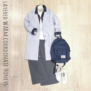 大人っぽいアイテムもコーデ次第ではカジュアルに✨　重ね着で冬もあったかくオシャレしちゃおう❤