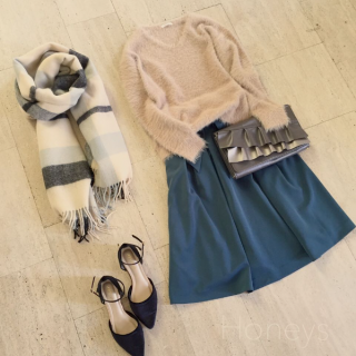 ふわふわシャギーニットのプルオーバー♡　手触りはもちろん着心地も抜群です♡