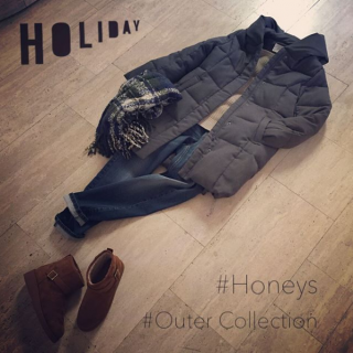 お尻まですっぽり隠れちゃうダウンコートは防寒バッチリな優れもの♡　ファーのブーツで足元もあったかな冬のお出かけスタイルの完成♡