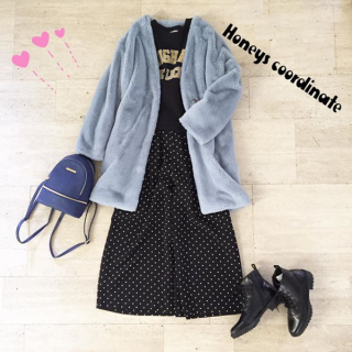 冬休みのお出かけにおススメなコーデ♡　仲良しなお友達との集まりには女子の支持率高めなファーコートでお出かけ！