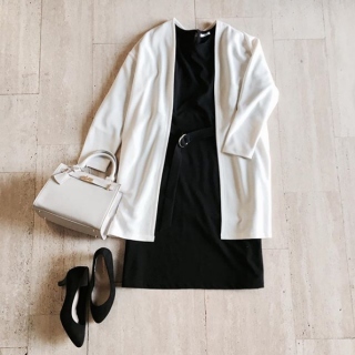 シンプルな大人ミディワンピはオンにもオフにも対応でき、着まわし力抜群！　1枚でサマになる高見えワンピは重宝すること間違いなし♪