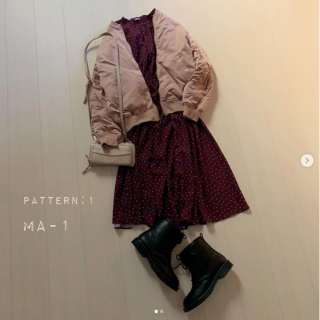 ナイロンとファーのリバーシブルで着られるブルゾン♡　ガーリーにもボーイッシュにも合わせられるので1枚あるとうれしいアイテム♡