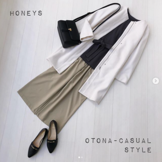 チュニック丈のトップスはワッフル素材で着心地抜群♪ ウエストマークのリボンもついているのでスタイルUPも狙えます♡ キレイめ素材のパンツを合わせてカジュアルになりすぎない大人なスタイリングに