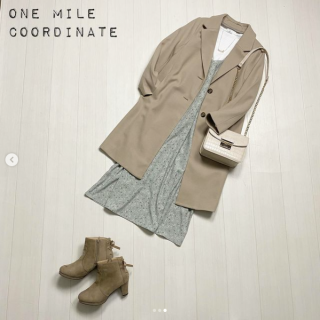 今年の年末はお家でゆっくりという方も多いのでは？ おうちコーデアイテムも『可愛い』をプラスして気分を上げていきたいですね。 おうち時間はワンピースとトレンドトップスで。ワンマイルならシンプルにチェスターコートをさらりと羽織って。 さりげない中に可愛さとトレンドを忍ばせるのがポイント。
