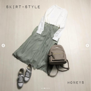 フロントのロゴとバックのフォトプリントがポイントのロンT そのまま着てもインして着てもOK 白のロンTはコーデの主役としてもシャツやジャケットのインナーとしても幅広く使えるので1枚あると重宝します♡