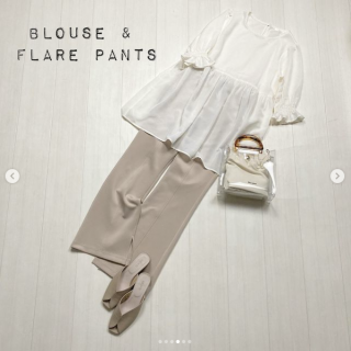 1枚投入でキュートなコーデが完成！ ビスチェ付のチュニックブラウスを着回し♡ ビスチェはレースアップとカシュクールデザイン、どちらを前にしてもコーデが可愛くキマる！