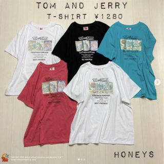 コミック調のプリントがかわいい！ トムとジェリー♡ジェリーの探検や二人のドタバタ劇が伝わってくるワクワクするプリントがたまらない！