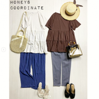 トレンドのティアードチュニックがプチプラで登場です。 肌触りの良いカットソー素材で色違いで欲しくなっちゃう！ 定番デニムはもちろん、リラックスコーデに最適なイージーパンツにもピッタリ。