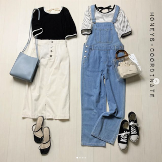 配色のパイピングデザインが可愛いトップス メインのトップスとしてもインナーとしても着やすいサイズ感なので色違いでGetするのもおススメ