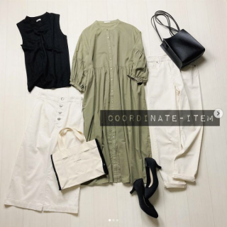 5分袖のシャツワンピは前開きで羽織としても着られる優れもの そのままワンピとして着用するのもGood！