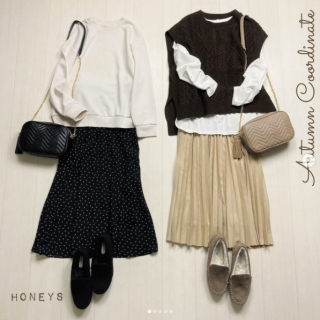 おしゃれは足元から♡という事で秋の新作シューズのご紹介 内側がもこもこファーのモカシンシューズ 取り外し可能の中敷き付きでサイズ調整も可能 パンツスタイルにはもちろんスカートスタイルに合わせるのもおススメ シンプルモノトーンスタイルやニットベストを使った秋らしいスタイリングにも