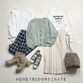 カジュアルコーデにも、ガーリィコーデにもテイスト着回し自在なカーデの登場です。 可愛いカラーがたくさんあるから大人買いしたくなっちゃう！