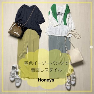 ウエストゴムのイージーパンツは楽ちんに履けるのにキレイ見えが叶う優れものアイテム 　お仕事スタイルはもちろんカジュアルスタイルもOKなので着回し力抜群