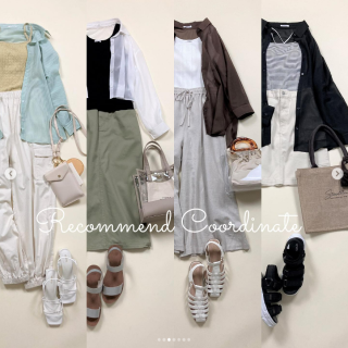 これからの季節におすすめな着合わせのご紹介 暑いけど日差しも気になる方におすすめな見た目も涼し気なシアーシャツ インナーは下着いらずのカップ付きインナーがGood カラーもデザインも豊富に揃っているのでお好みの組み合わせを見つけてね