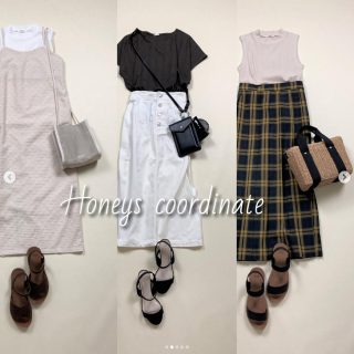 30℃超えの毎日におすすめな涼し気スタイル ノースリーブデザインでもハイネックなら露出も控えめで大人なコーデに 肩を出したくない方にはフレンチスリーブデザインがおすすめ