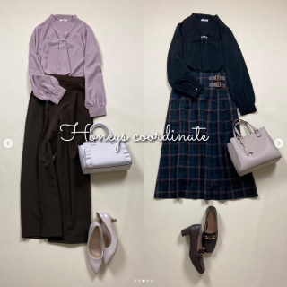 プレスおすすめお仕事ブラウスのご紹介 人気のパール付きボウタイデザインに長袖タイプが登場 そのまま1枚で着るのもジャケットインも◎