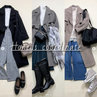 トレンチ風デザインのウールライクコートはキレイめからカジュアルまで幅広い着こなしが叶う1枚