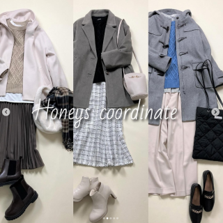 カラバリも豊富なケーブル編みニット おすすめ冬アウターと合わせたコーディネートをご紹介