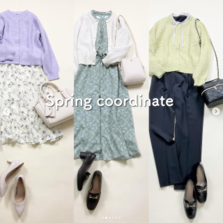 編み地がかわいい春カーデ 羽織りとしてはもちろんトップスとして着るのも◎