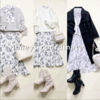 花柄のボウタイワンピースは今買って春先まで長く着られるうれしいアイテム 着るだけで華やかな印象に