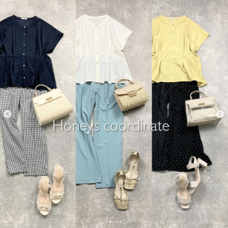 UVカット＆接触冷感の機能付き『ハニさら』トップス インしない着こなしが決まるデザインでお仕事スタイルから休日スタイルまで シワになりにくい素材なのもうれしいポイント！