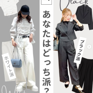 春だってモノトーンが着たい！という方も多いはず 店舗スタッフの着こなしを参考に好きなスタイルを教えてね♡
